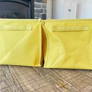 The Land of Nod Vibrant Yellow collapsible storage